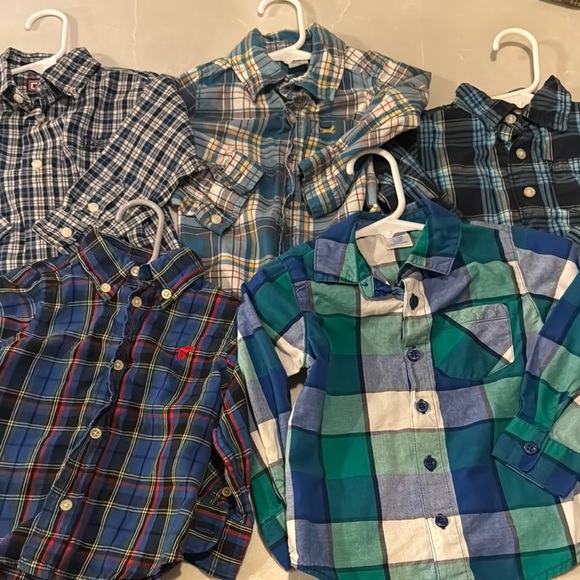Wrangler Other - 5 18M boys button-up bundle- wrangler, chaps and more